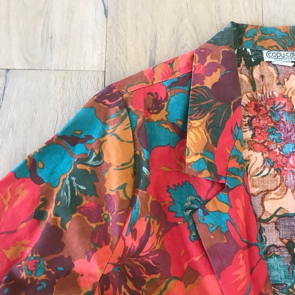 Vintage 1980’s Floral Blazer - Picture 3 of 9